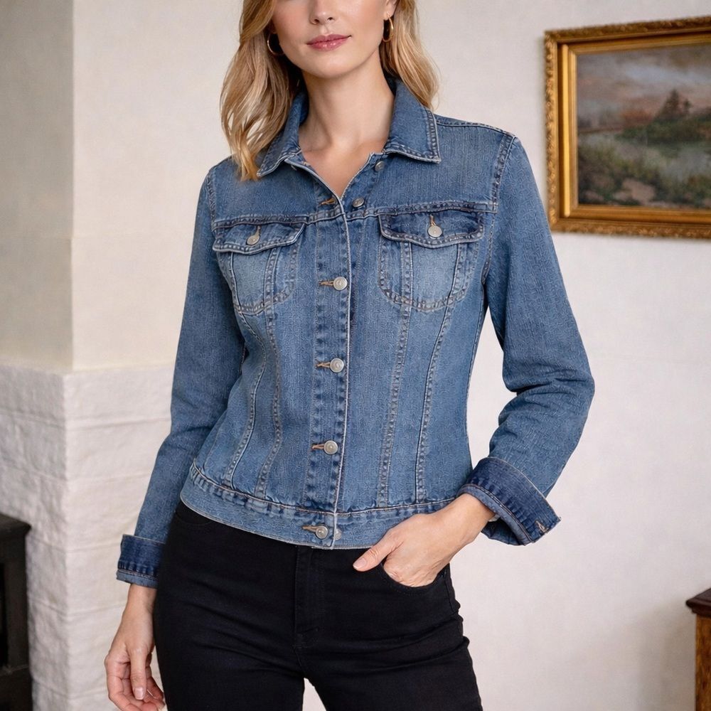 Sisley Vintage Denim Jean Jacket